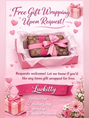 FREE GIFT WRAPPING UPON REQUEST